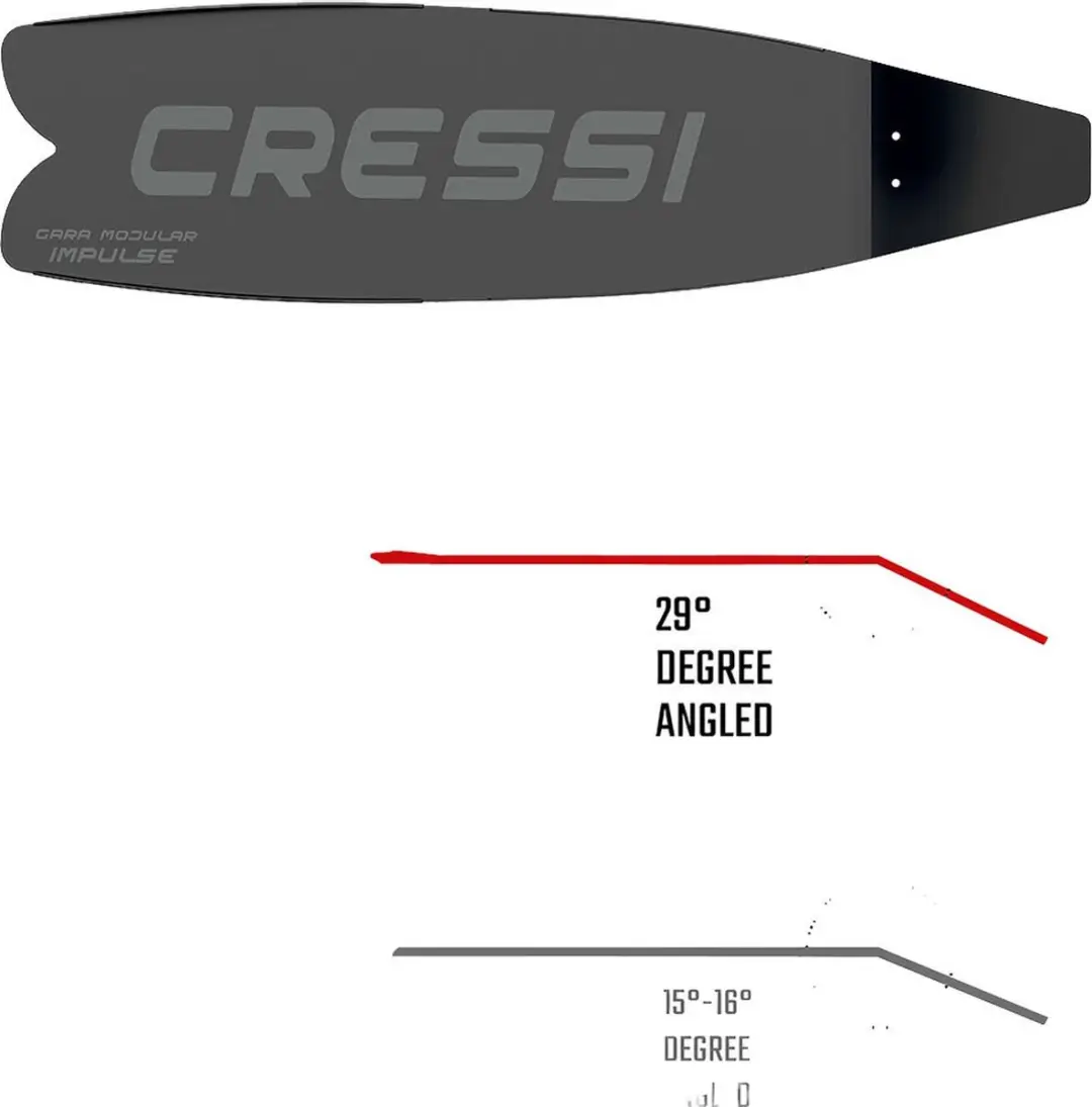 Cressi Gara Modular Fins - Blue - 36-37 - afbeelding 2 van 6