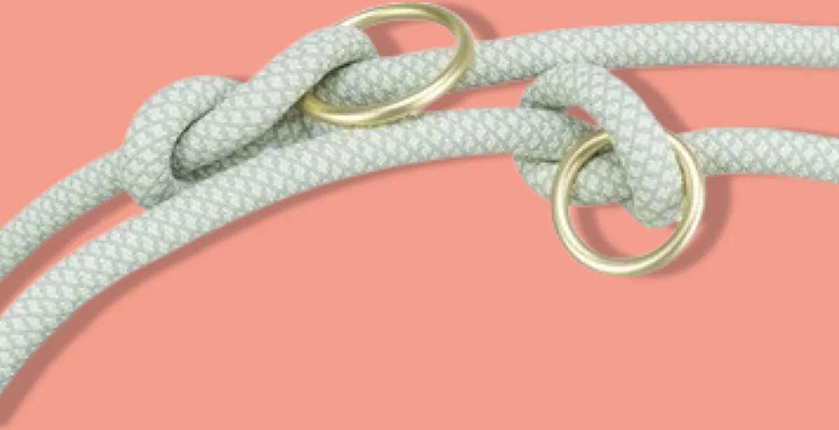 Trixie Soft Rope Hondenriem - Verstelbaar Saliegroen/Mint - afbeelding 3 van 5