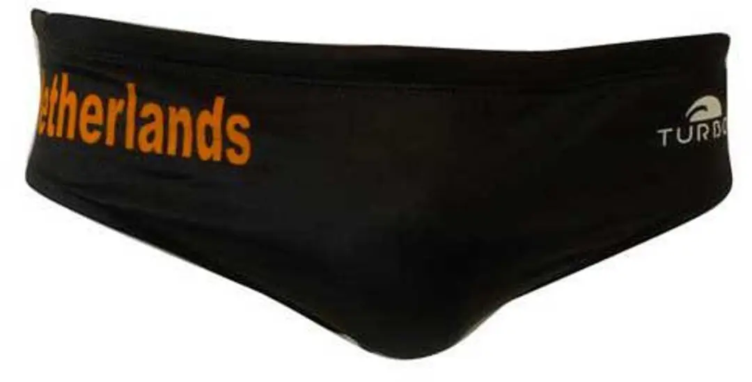 Turbo Holland Zwemslip Zwart 11-12 Years Jongen