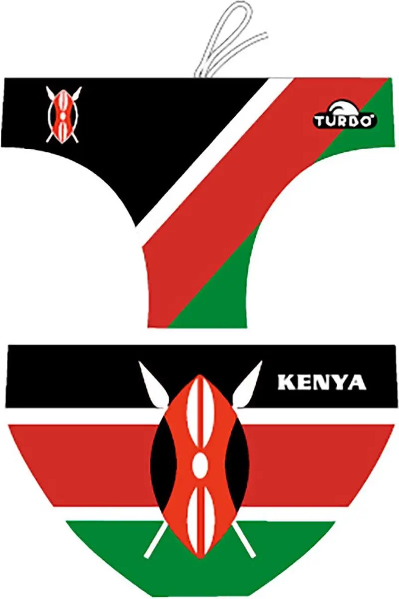 Turbo Kenya Shield Zwemslip Veelkleurig XL Man