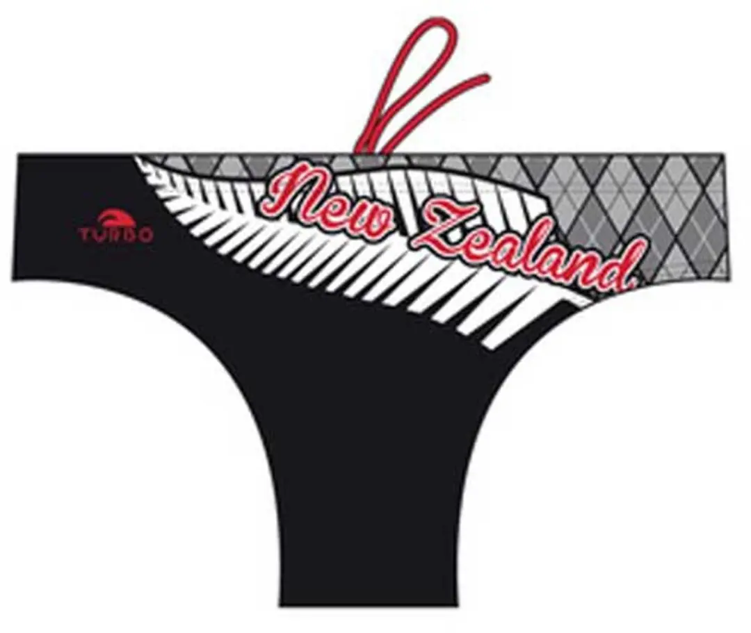 Turbo New Zealand Rombus Zwemslip Veelkleurig XL Man