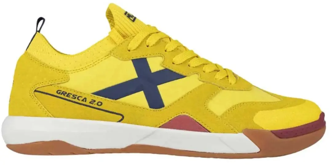 Munich Gresca 2.0 Zaalvoetbalschoenen Heren - Geel/Blauw - afbeelding 2 van 6