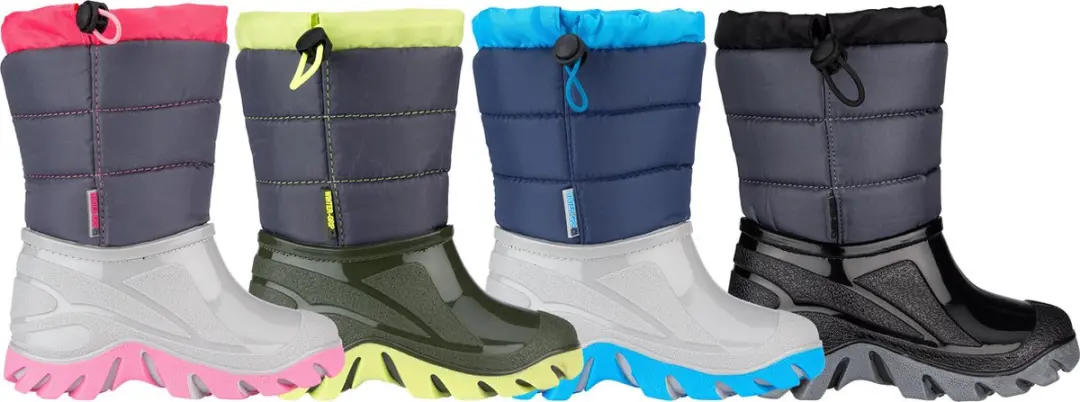 Winter-grip Welly Walker Baby 22/23 Antraciet Grijs Roze - afbeelding 4 van 6