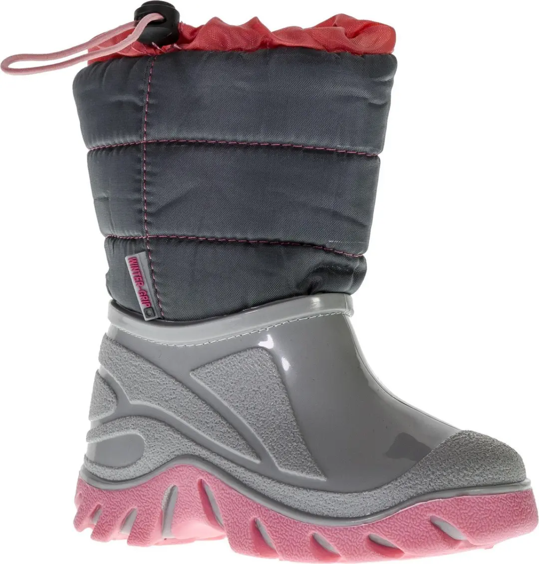 Winter-grip Welly Walker Baby 22/23 Antraciet Grijs Roze - afbeelding 2 van 6