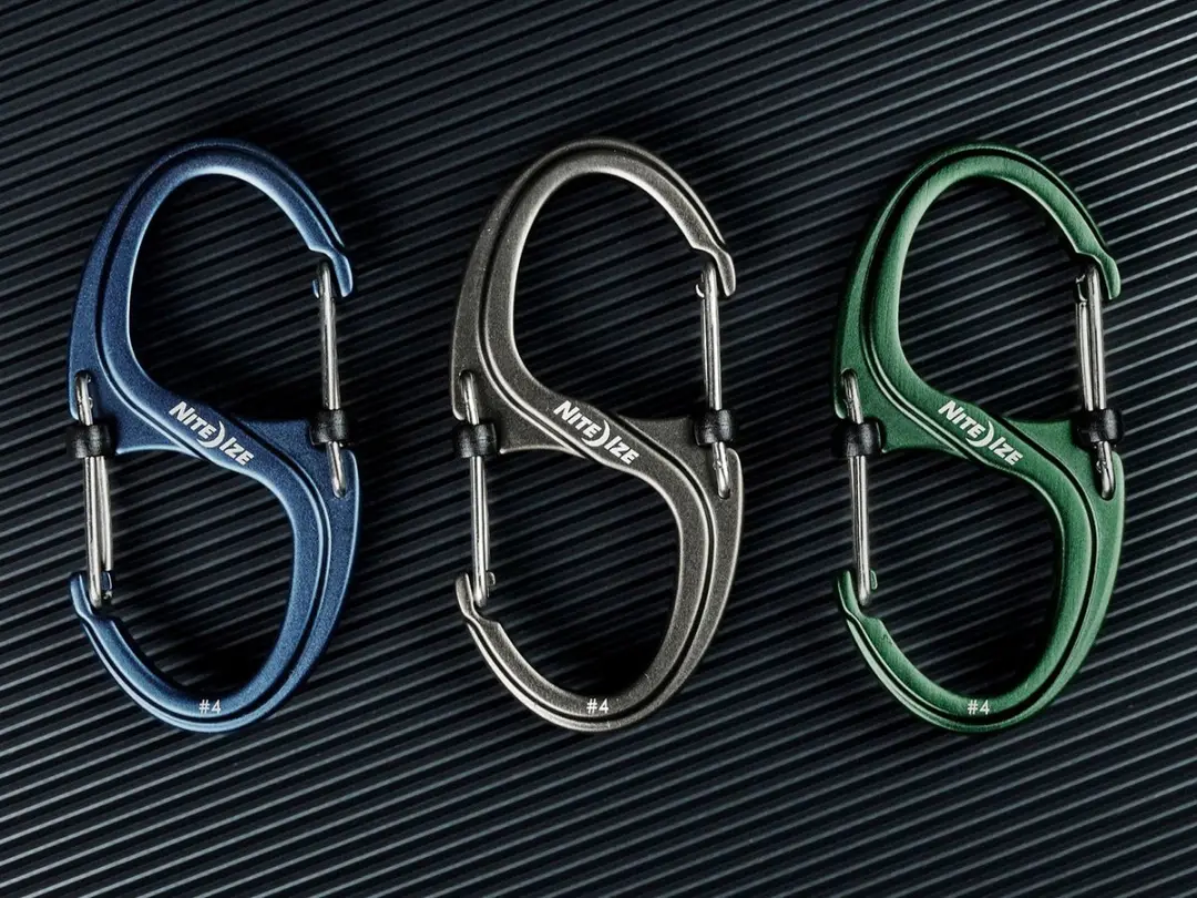Nite Ize S-Biner XT Slidelock Karabiner - 227 kg - Blauw - afbeelding 3 van 6