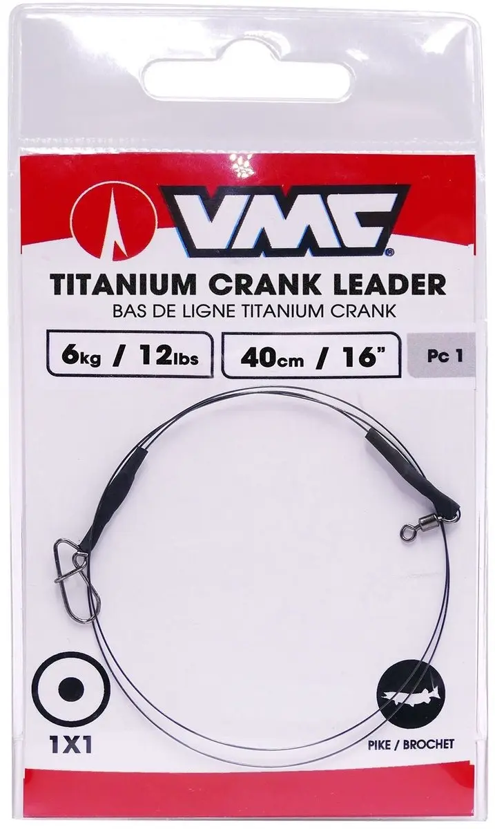 VMC Titan Crank Leader 1x112lb 40cm