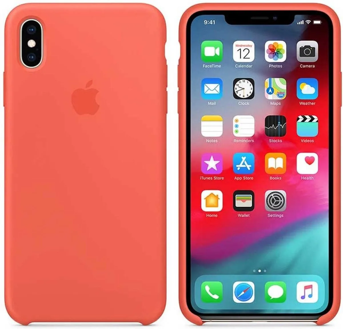 Apple iPhone XS Max Siliconen Hoes - Nectarine - MTFF2ZM/A