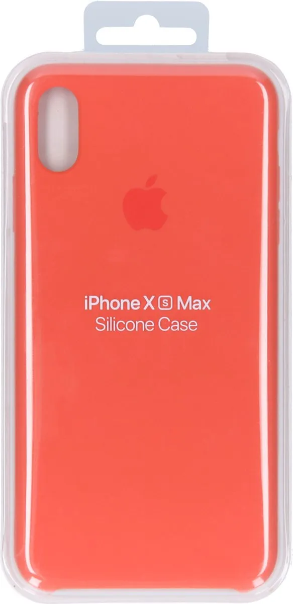 Apple iPhone XS Max Siliconen Hoes - Nectarine - MTFF2ZM/A - afbeelding 6 van 6