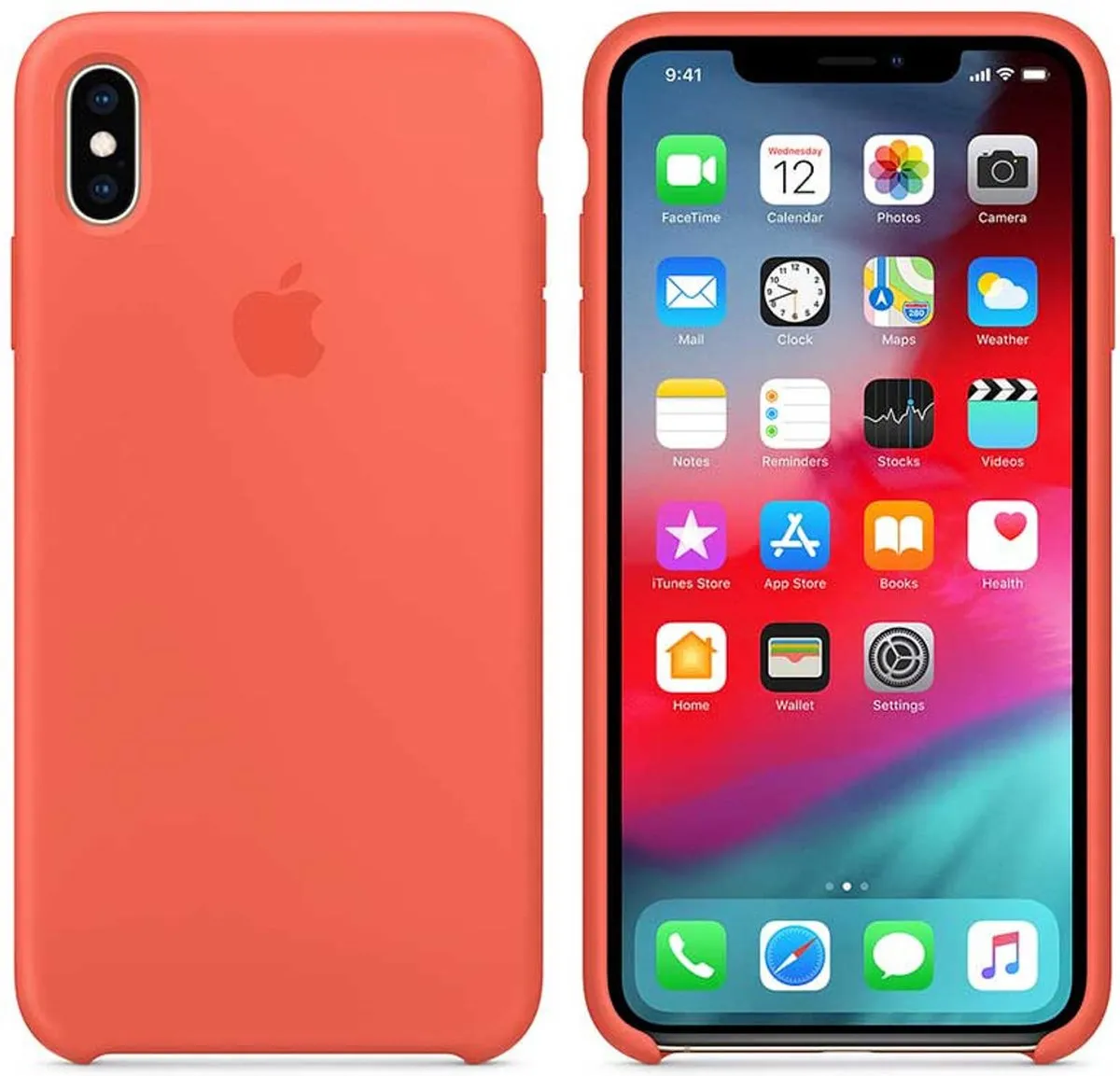 Apple iPhone XS Max Siliconen Hoes - Nectarine - MTFF2ZM/A