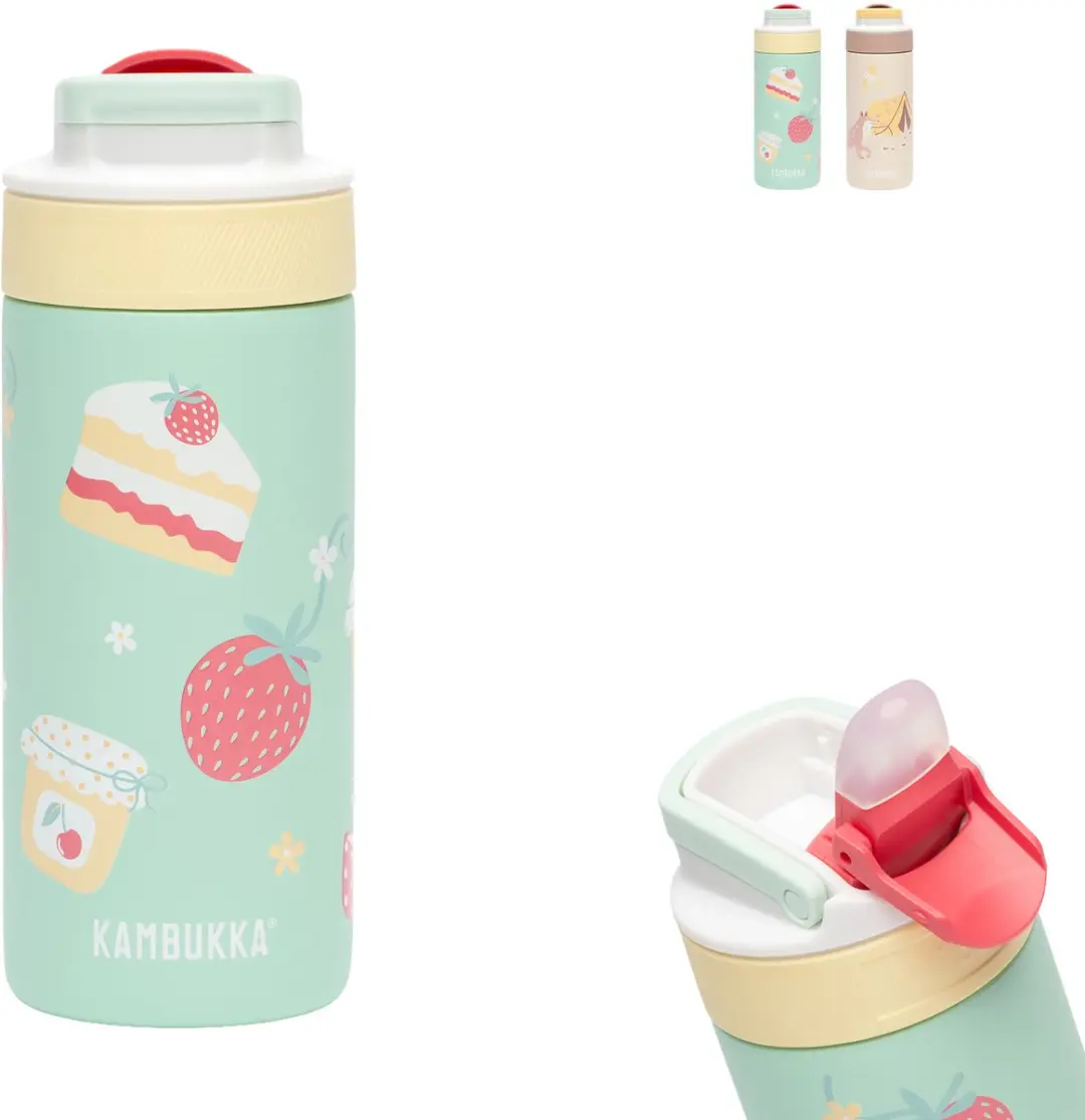 Kambukka Lagoon Geïsoleerde Drinkfles voor kinderen 400ml Picnic Party