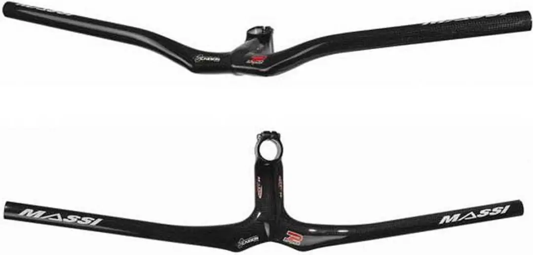 Massi X-carbon 31.8mm Geïntegreerd Stuur Zwart 100 mm / 660 mm