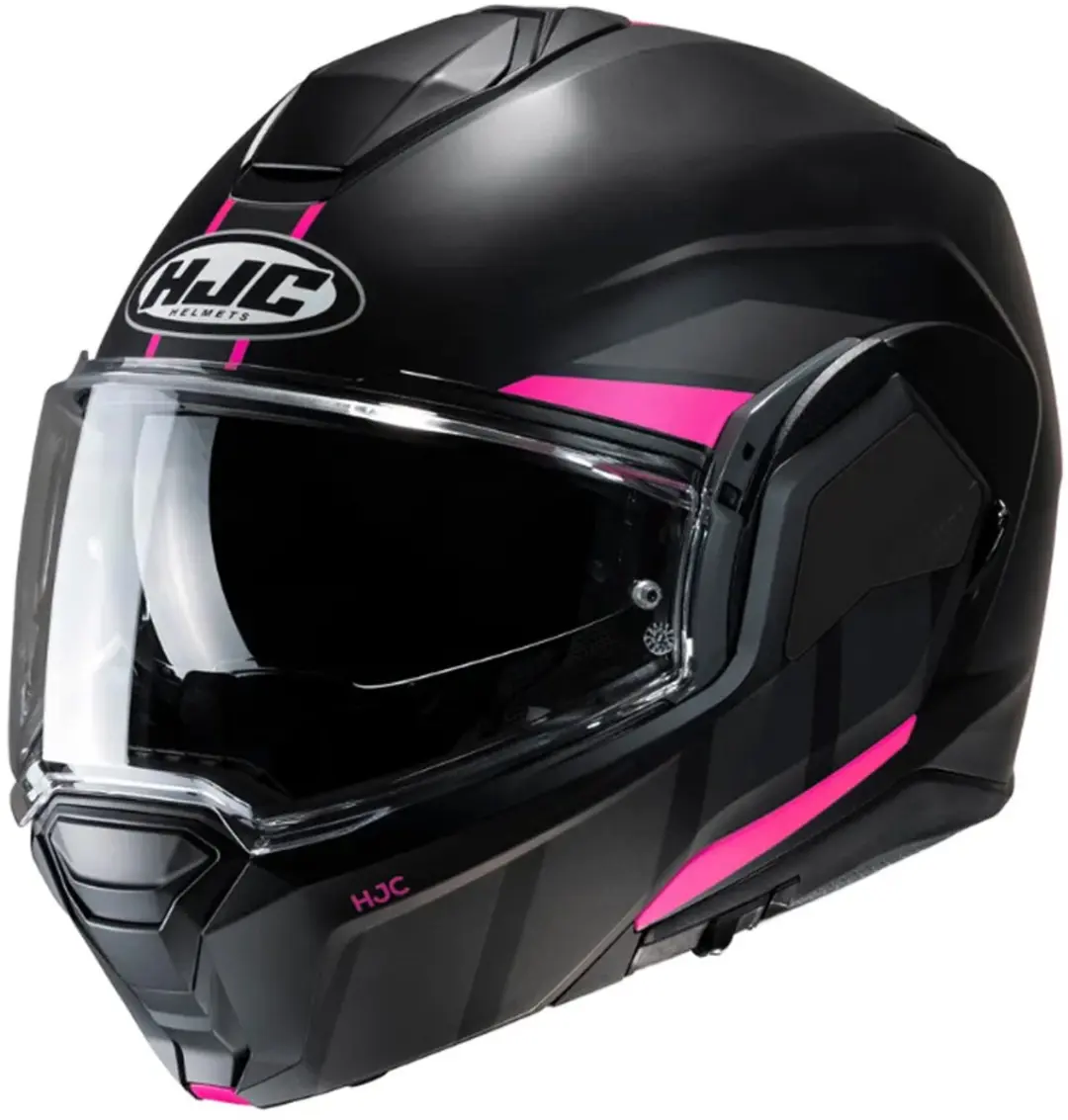 Hjc I100 Beis Zwart Roze MC8SF Systeemhelm