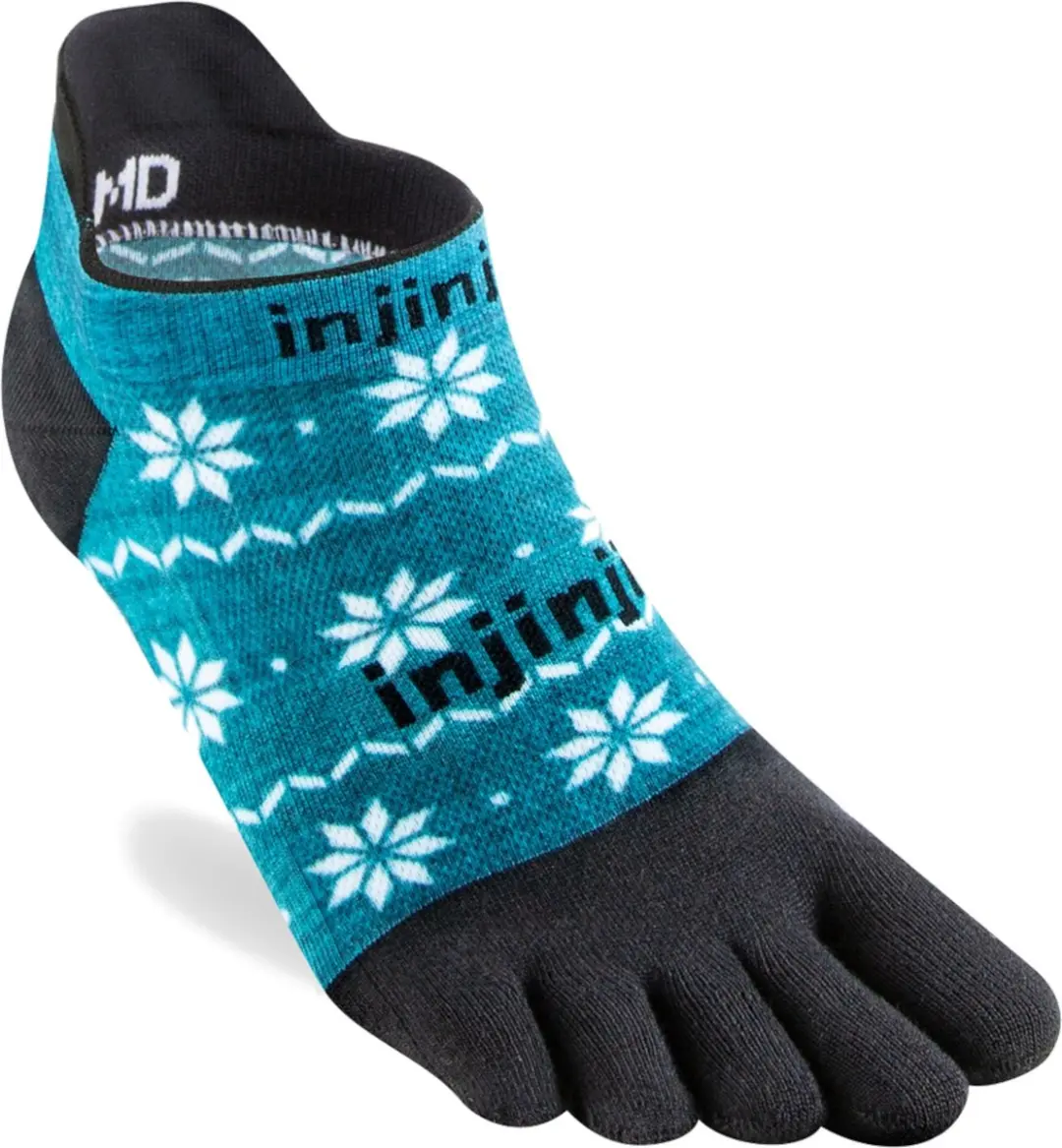 Injinji Dames Teensokken Run Lightweight No-Show Turquoise