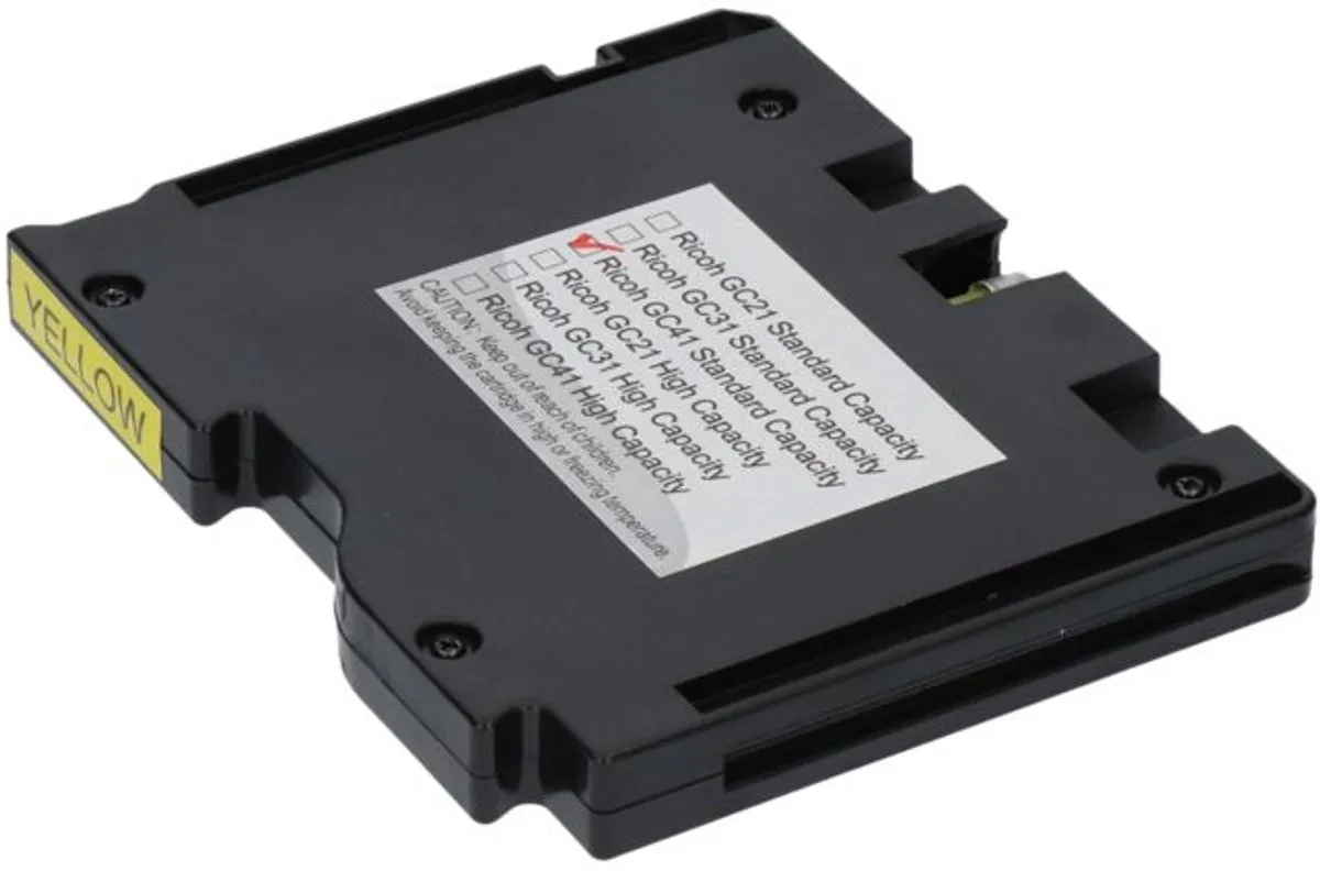 PrintAbout Ricoh GC-41Y Inktcartridge Geel - 33ml