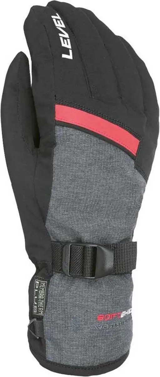 Level Hero Handschoenen Zwart,Grijs M Man