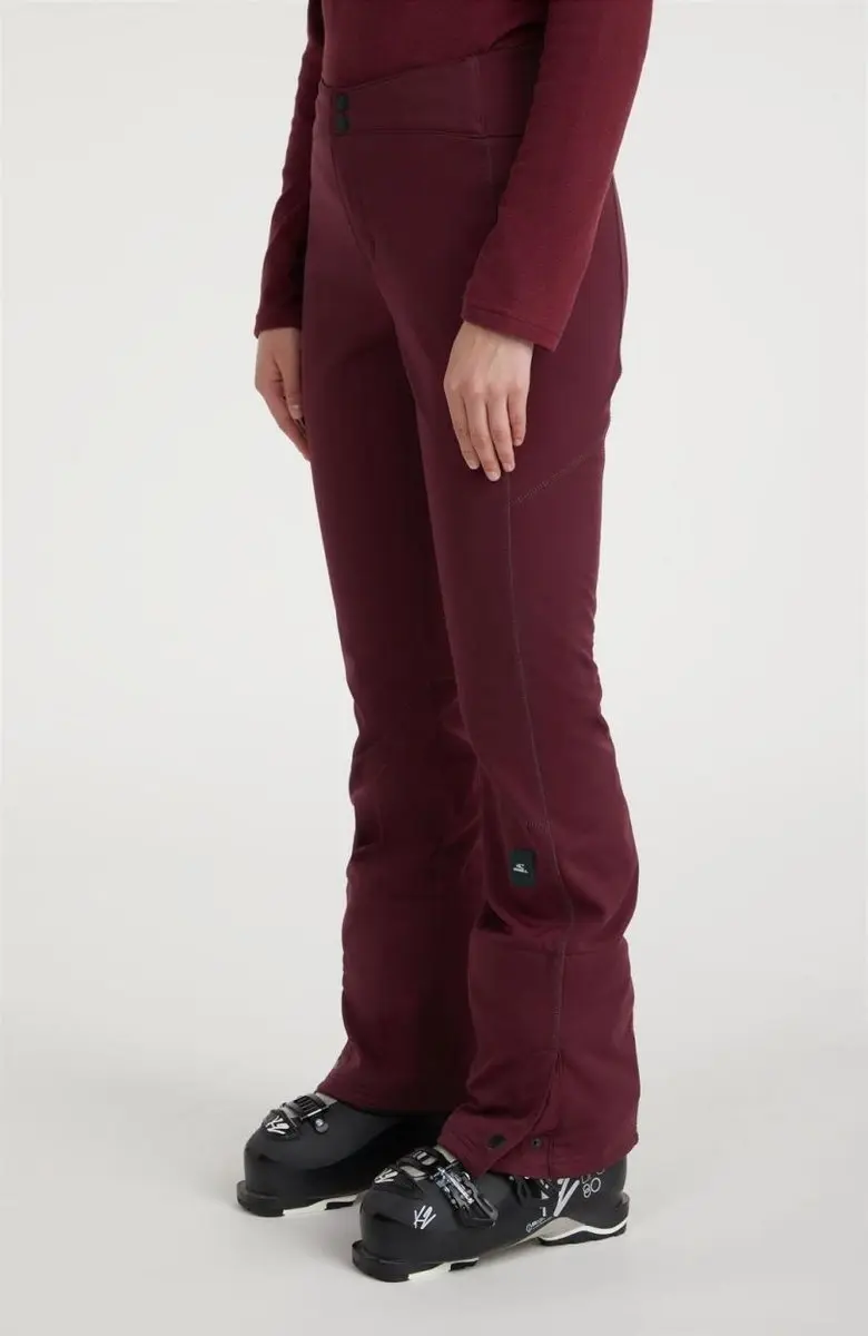 O'Neill Blessed Softshell Skibroek Dames Rood M - afbeelding 5 van 6