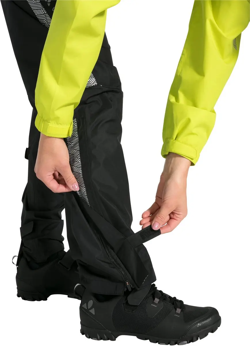 Vaude Luminum II Regenbroek Dames - Zwart - 44 - afbeelding 6 van 6