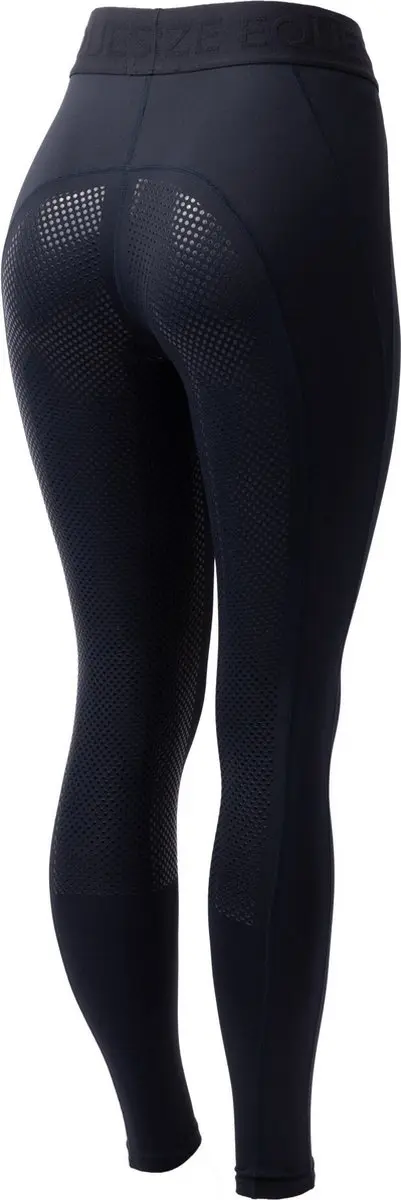 Horze Madison Siliconen Zitvlak Tights, dames, Dark Navy, 38