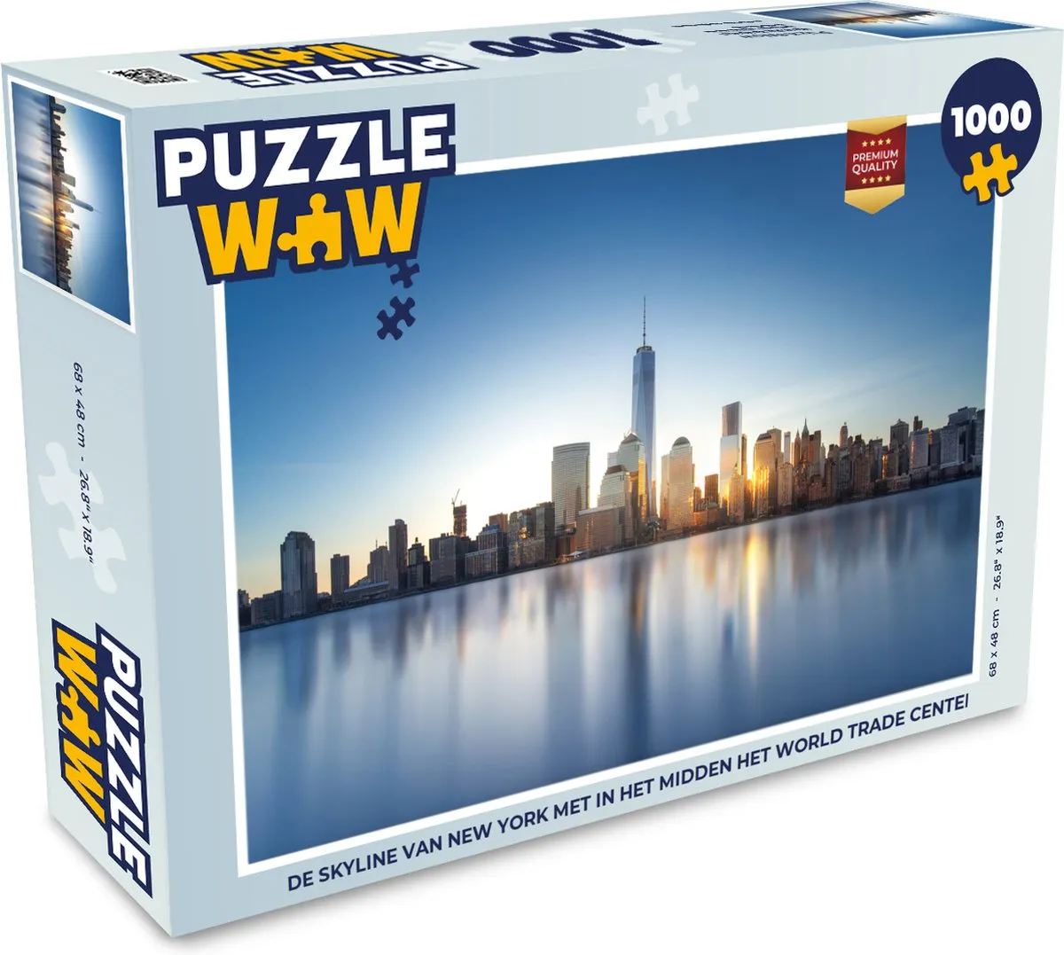 PuzzleWow New York Skyline Legpuzzel 1000 Stuks