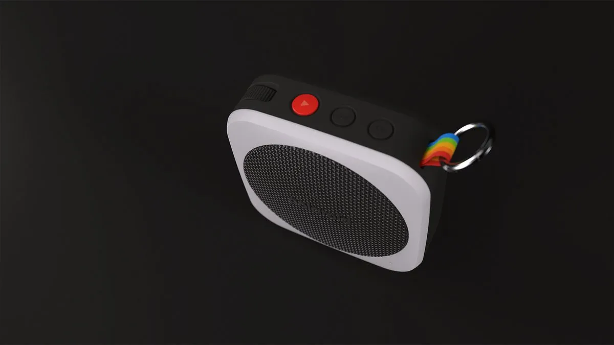 Polaroid P1 PLRMUSICP19079BLK Bluetooth Speaker - Zwart/Wit - afbeelding 6 van 6