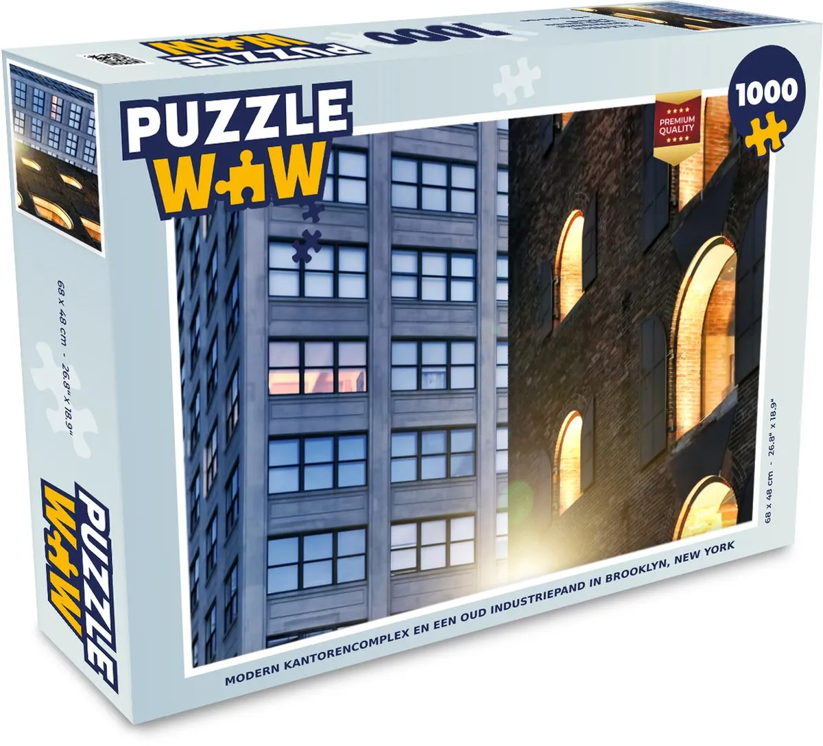 PuzzleWow Legpuzzel Brooklyn 1000 Stuks