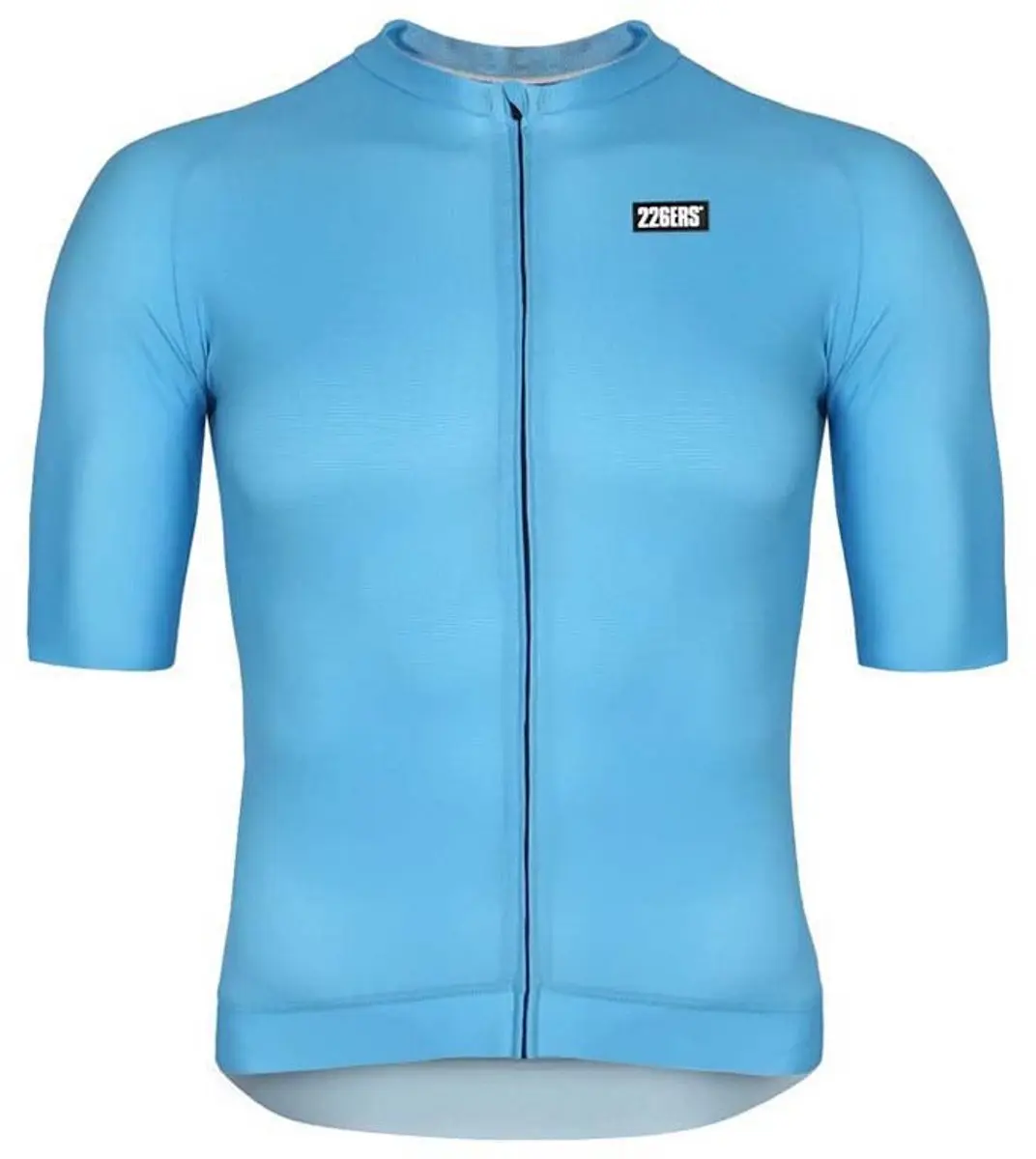 226ers Color Block Korte Mouw Wielertrui Blauw L Man