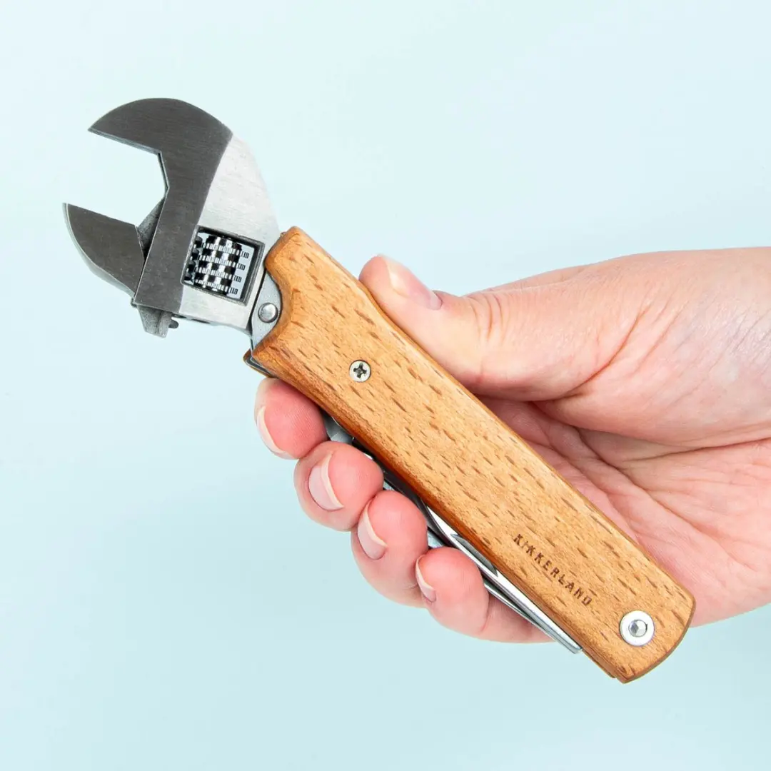 Kikkerland Wooden Wrench Multi-tool