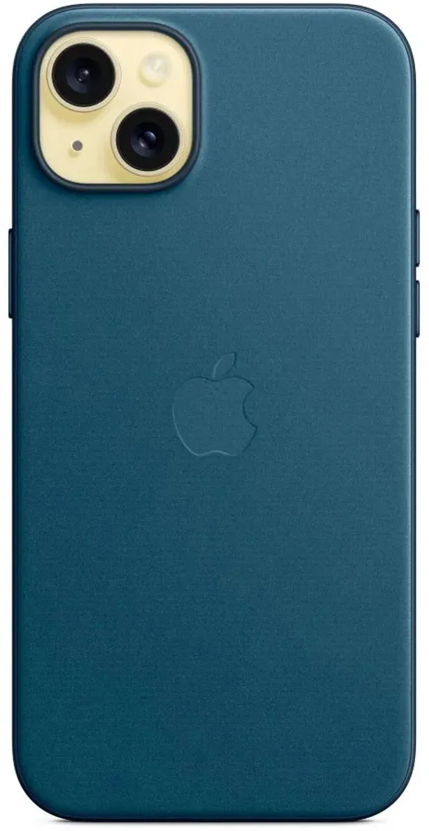 Apple FineWoven Hoesje iPhone 15 Plus - Pacific Blue - MT4D3ZM/A
