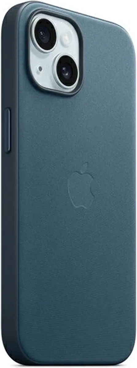 Apple FineWoven Hoesje iPhone 15 Plus - Pacific Blue - MT4D3ZM/A