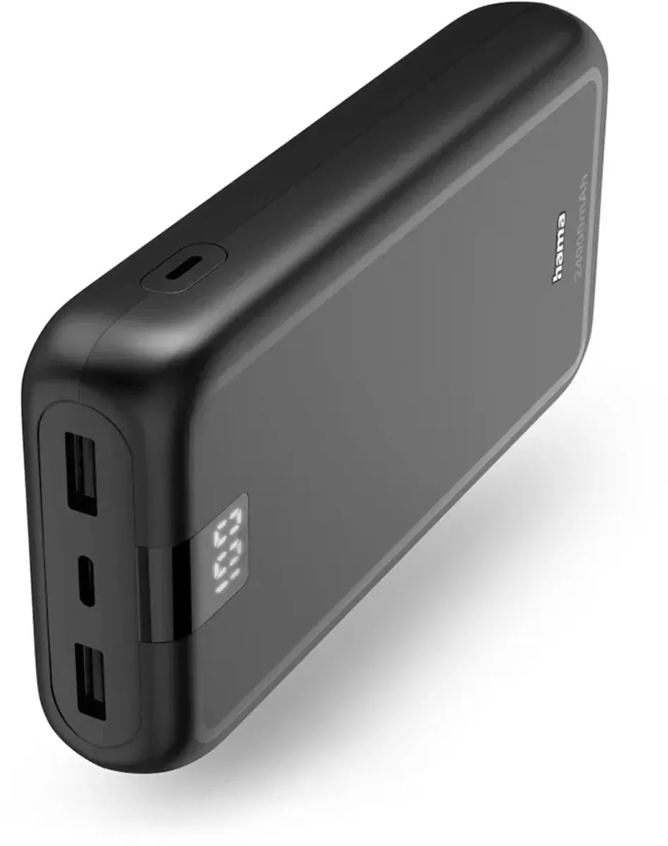 Hama Powerbank Performance 00201711 - 24000mAh - 18W - 3x USB