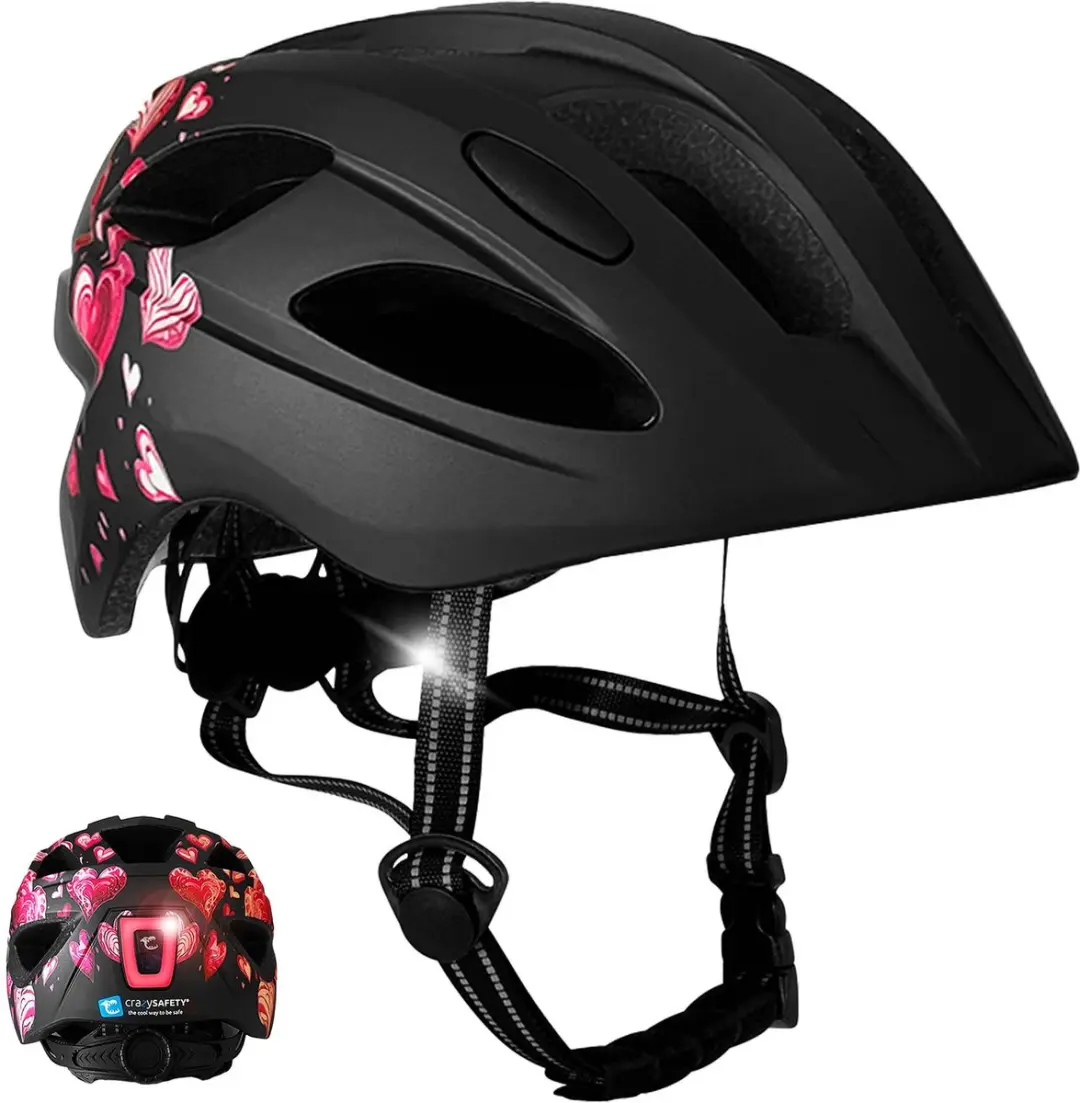 Crazy Safety Cool Heart Kinderhelm M