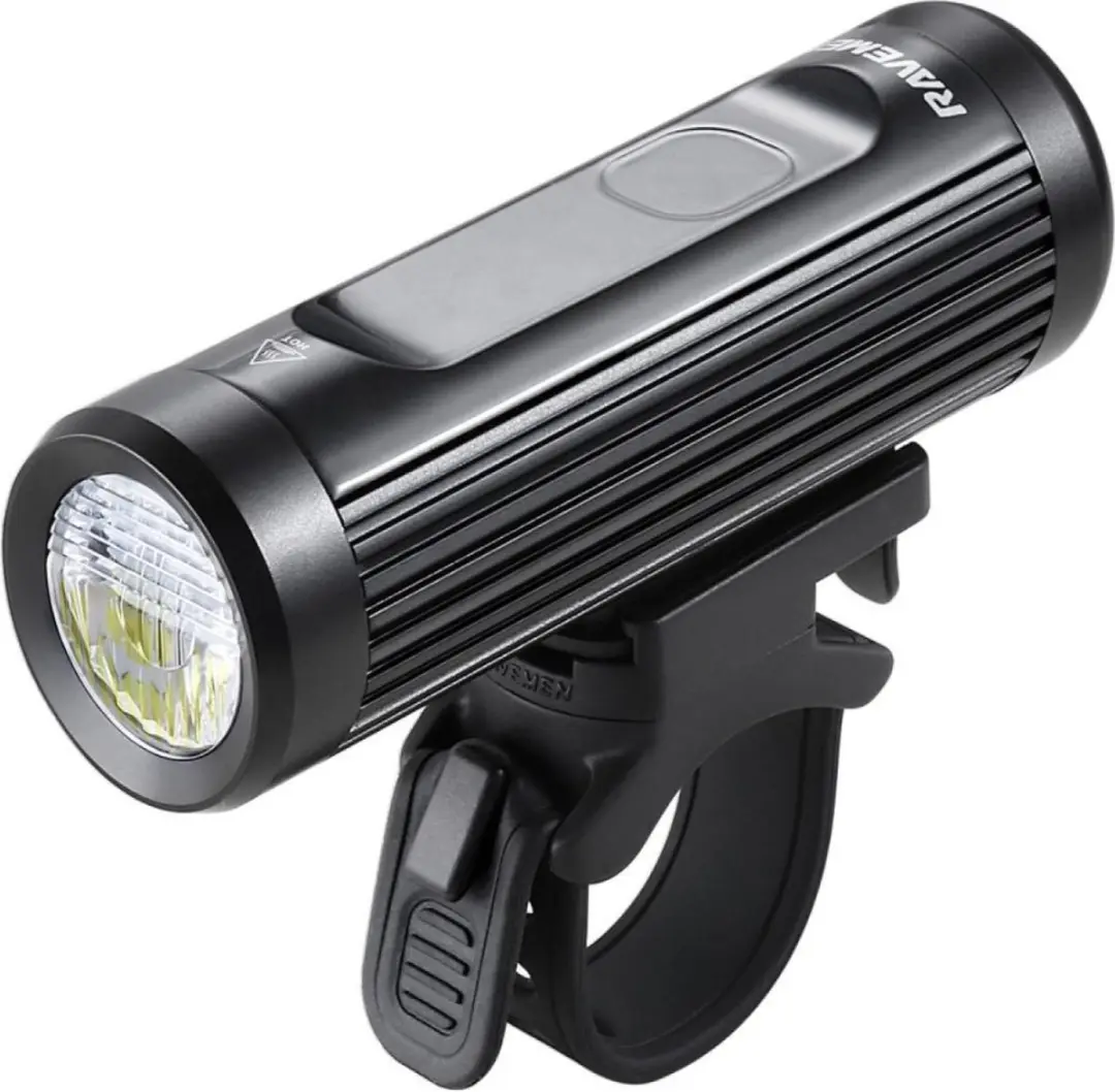 Ravemen CR900 fiets koplamp USB oplaadbaar DuaLens met display en afstandsbedien