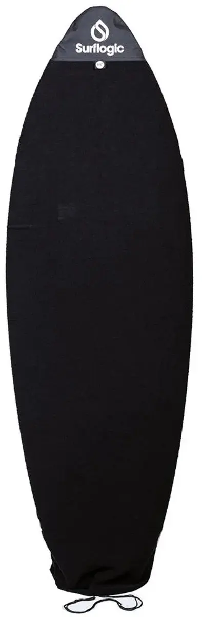 Surflogic Stretch Fish Hybrid Omslag 6'0" - Zwart - afbeelding 4 van 4