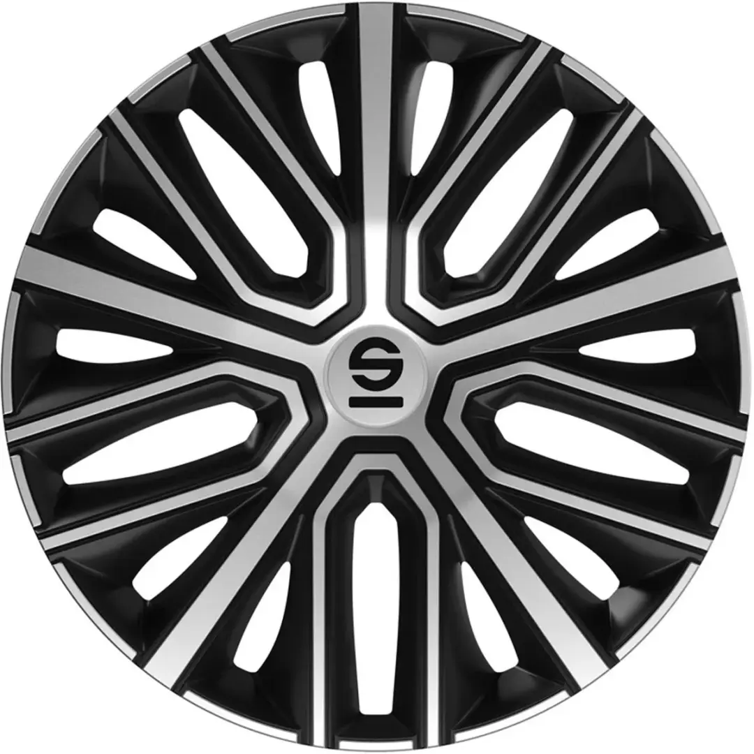 Sparco Wieldoppen Modena 15 inch Zwart Zilver