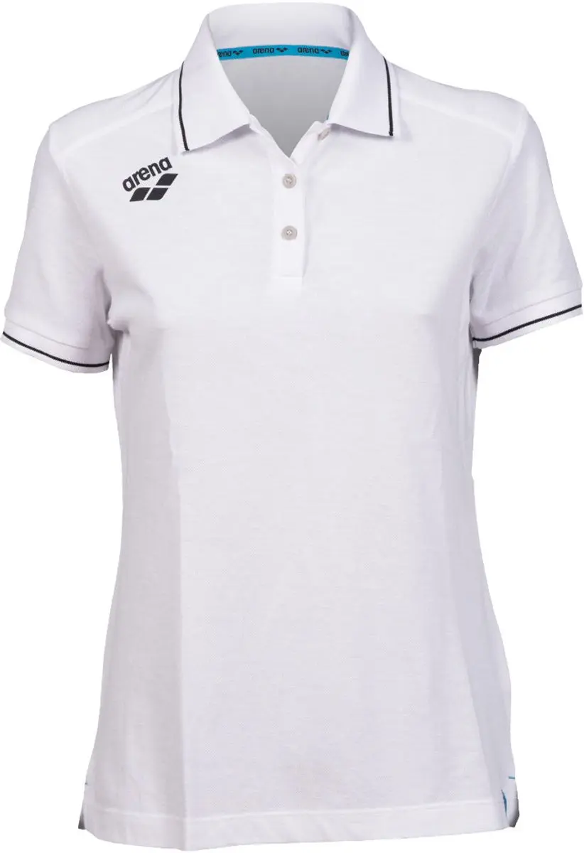 Arena Team Solid Damespoloshirt Wit - afbeelding 3 van 6