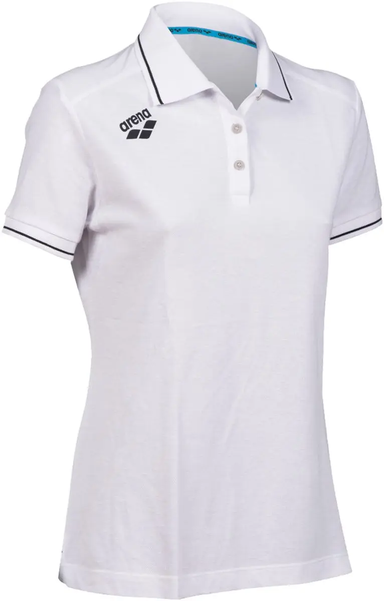 Arena Team Solid Damespoloshirt Wit - afbeelding 6 van 6