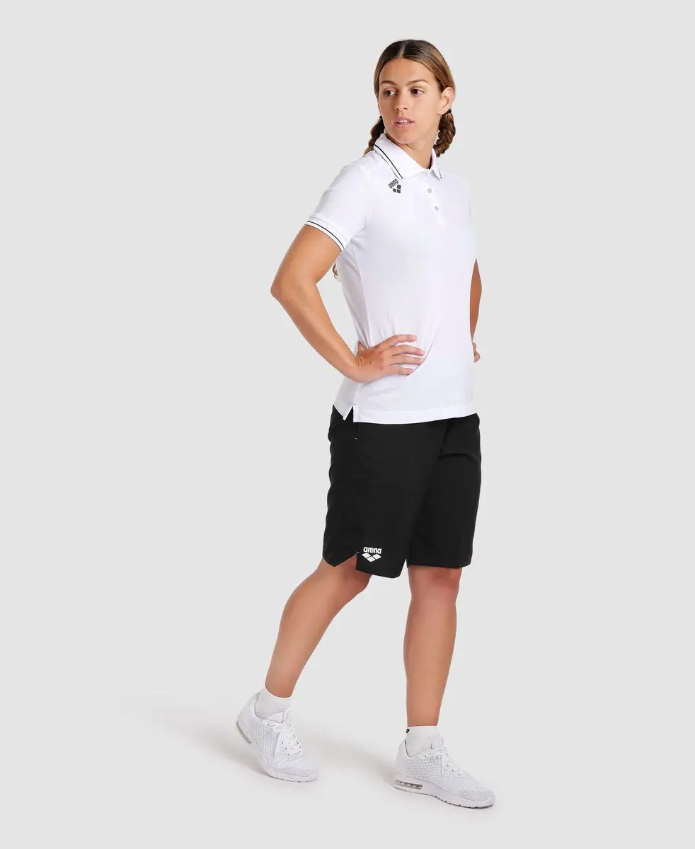 Arena Team Solid Damespoloshirt Wit - afbeelding 2 van 6