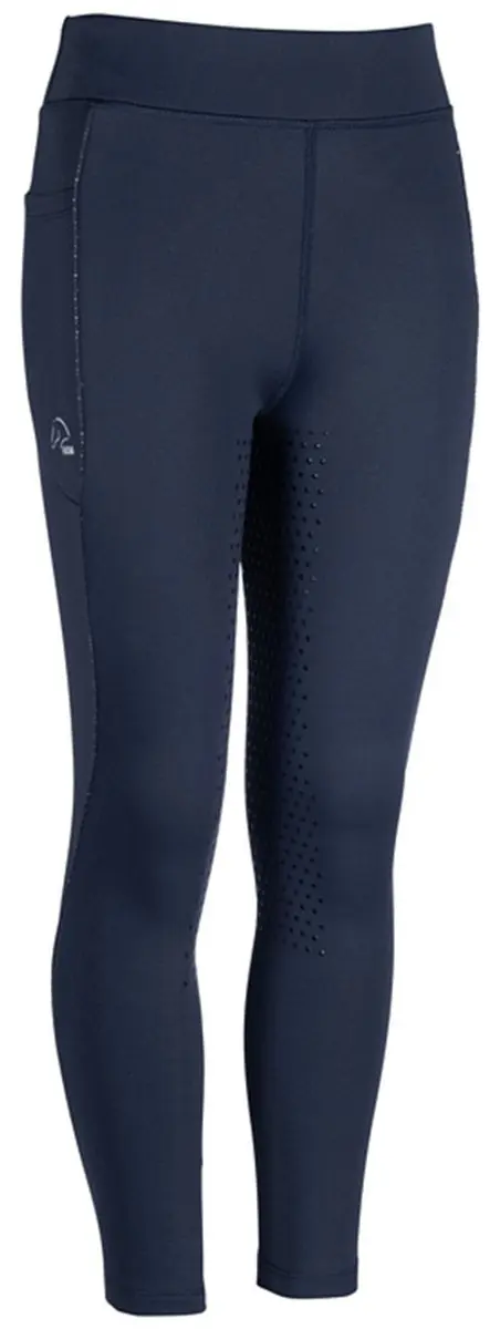 HKM RIJLEGGING ALICE KIDS FULLGRIP Donkerblauw