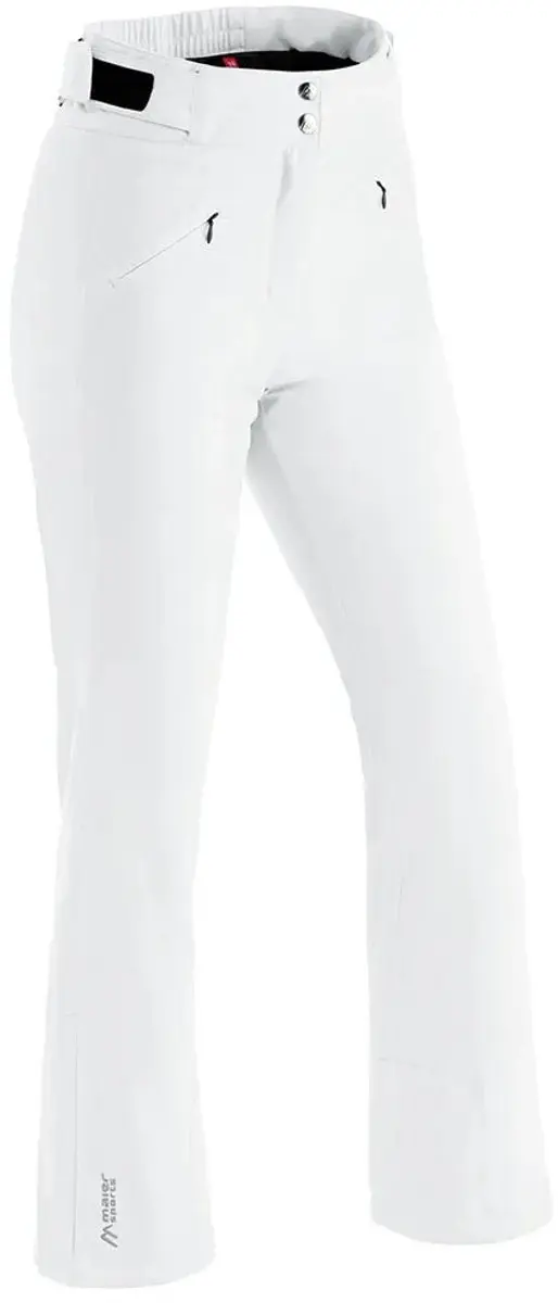Maier Sports Allissia Slim Skibroek Wit M-L