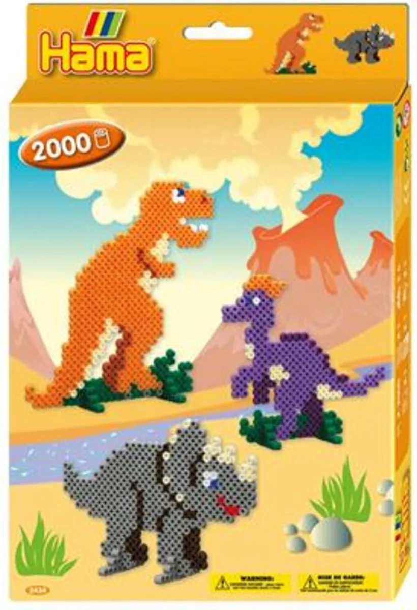 Hama Strijkkralen Dino World