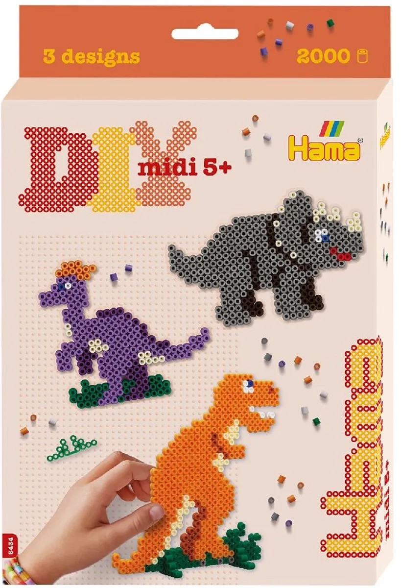 Hama Strijkkralen Dino World - 2000 Stuks