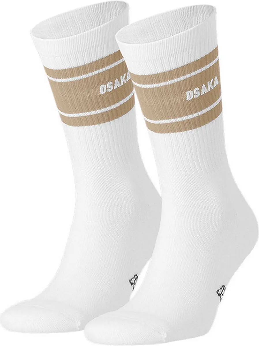 Sportsok Osaka Unisex Colourway Duo Cream Jade (2 Pack)-Schoenmaat 31