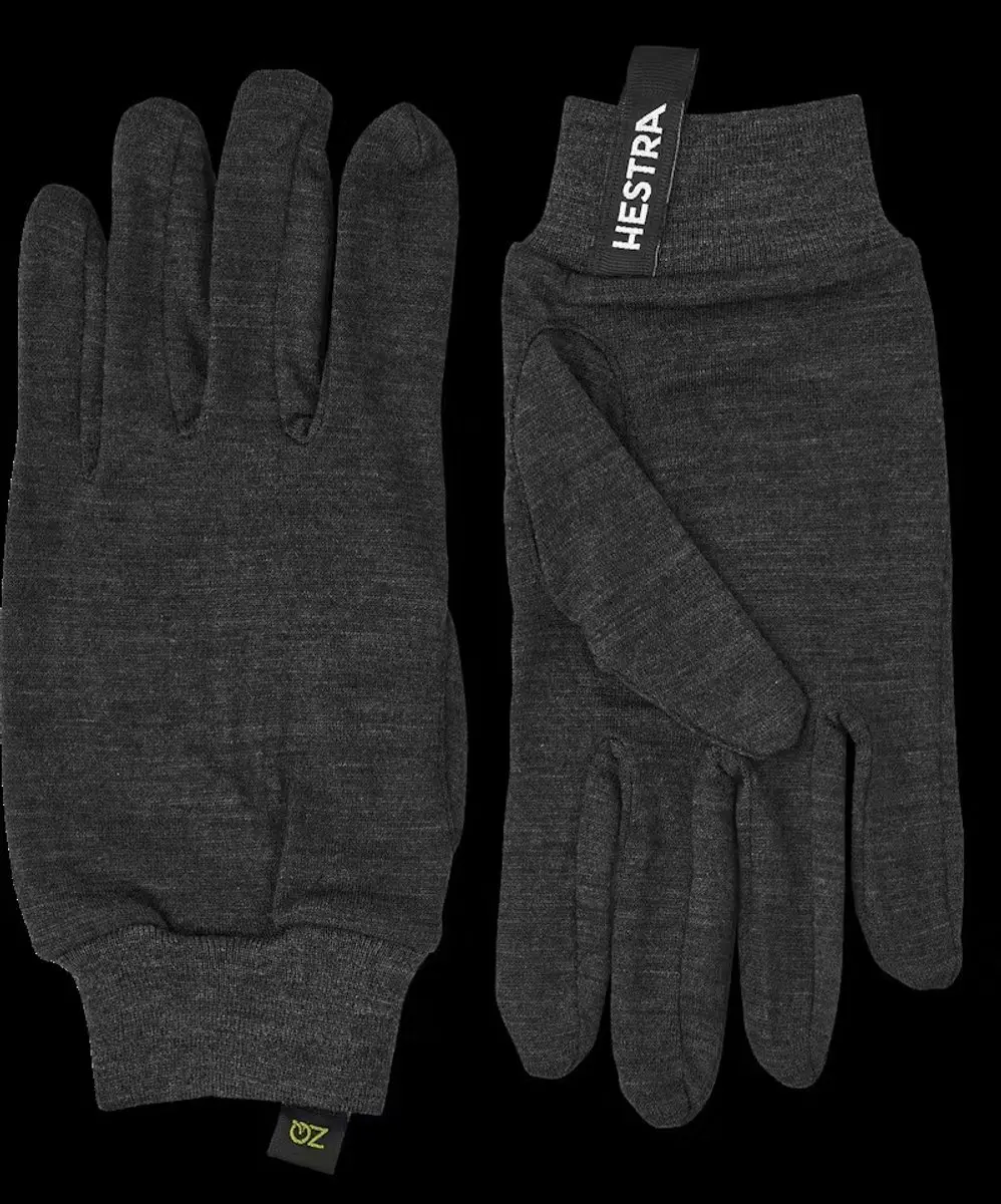 Hestra Merino Wool Liner Active 5 vinger handschoenen Grijs - afbeelding 6 van 6