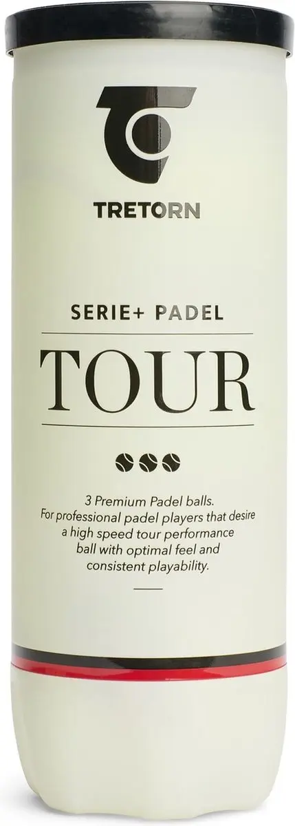 Tretorn Serie Tour Padelballen 3 Stuks - Neon Geel - afbeelding 2 van 5