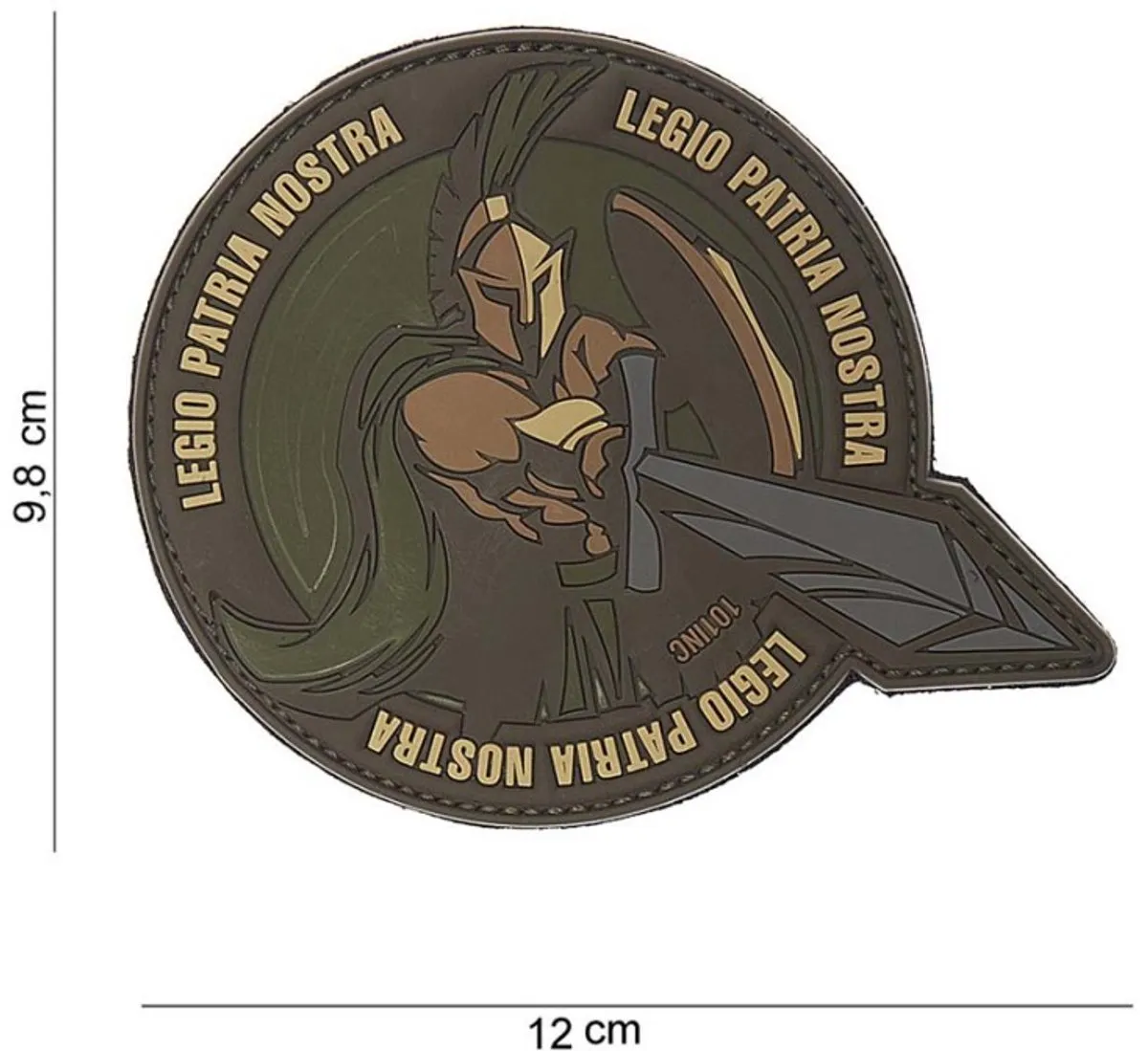 101 Inc Embleem 3D PVC Legio Patria Nostra Groen