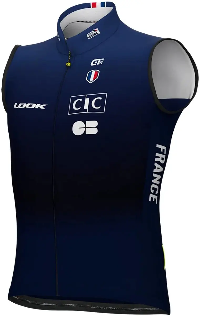 Ale Prime Federazione Francese Ciclismo Gilet Blauw L Man