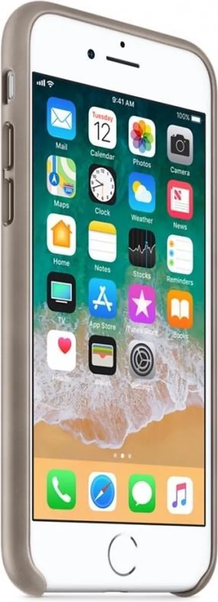 Apple Leren Hoesje MQH62ZM/A - Taupe