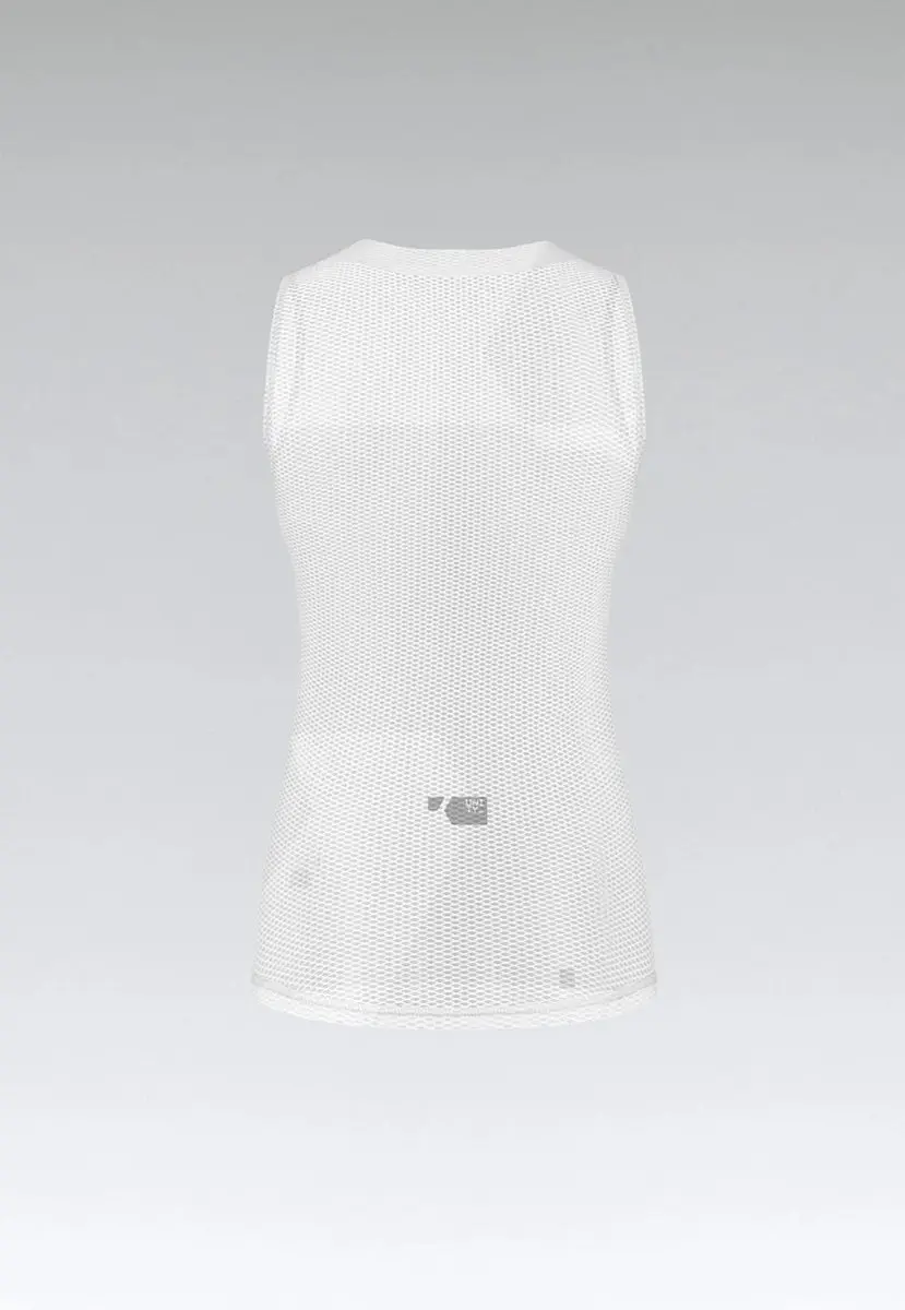 Gobik Second Skin Baselayer zonder mouwen L - Wit - afbeelding 2 van 2