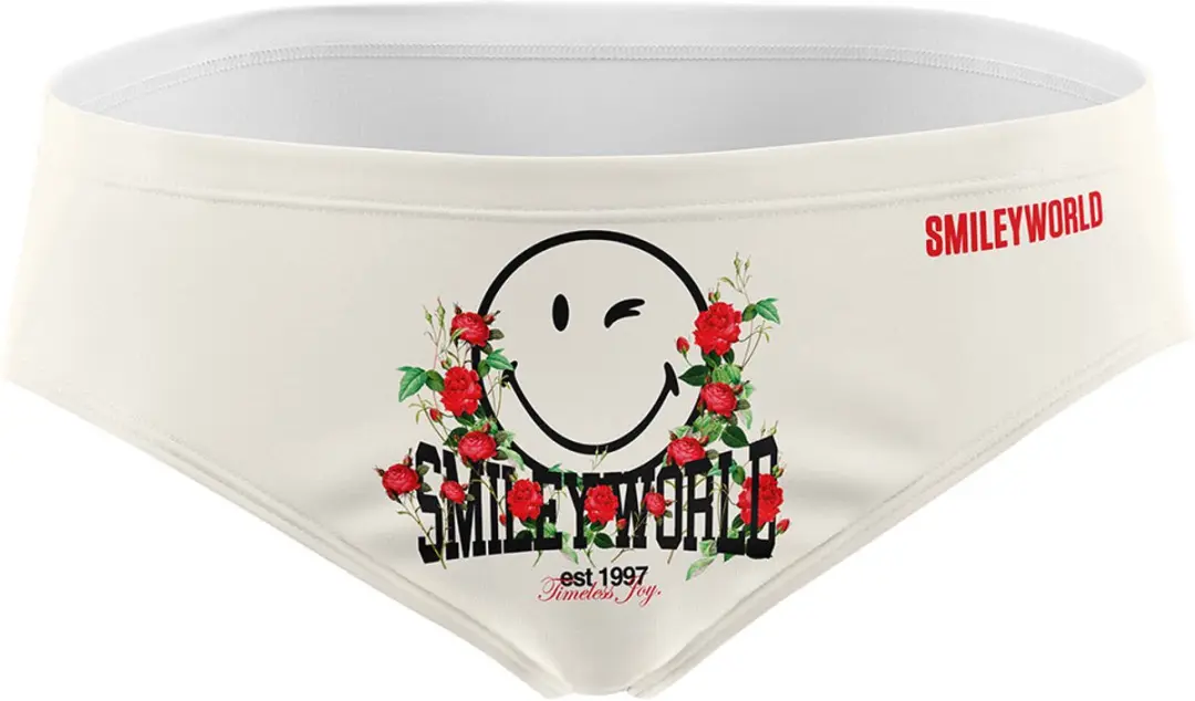 Otso Smiley World Vintage Zwemslip Wit M Man