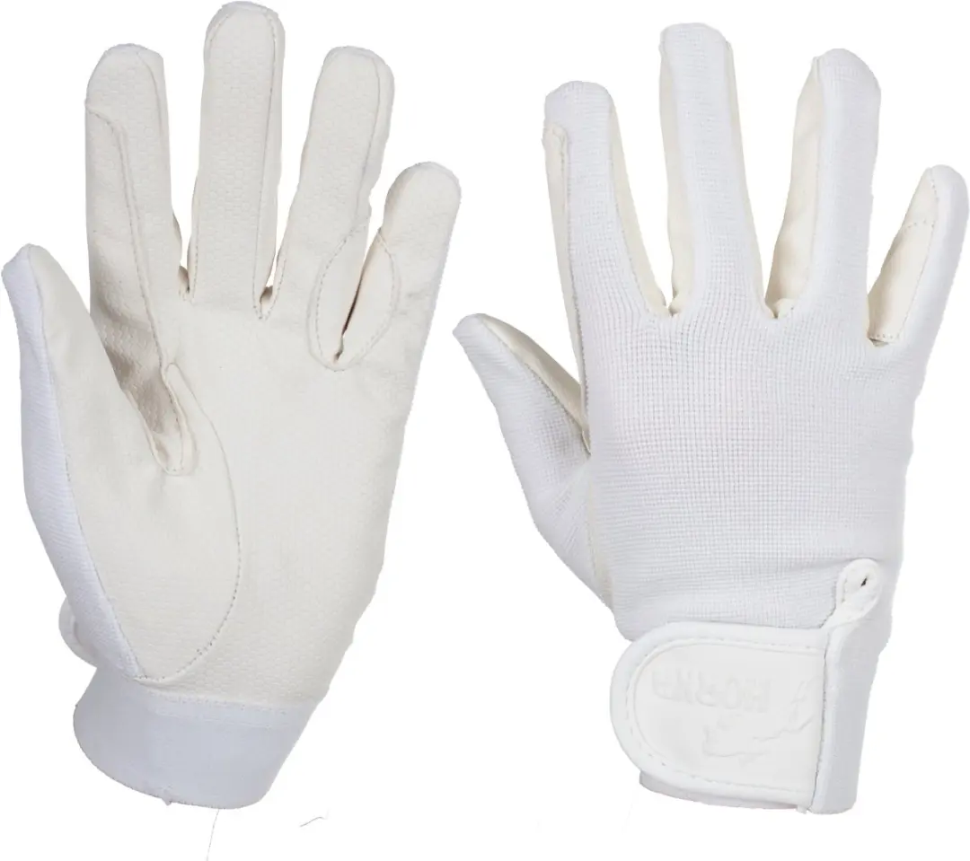 Horka Serino Paardrijhandschoenen XS Wit - afbeelding 5 van 6